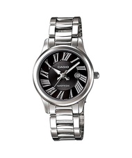 Casio Analog Jam Tangan Wanita Silver Rantai LTP-1379D-1B Original