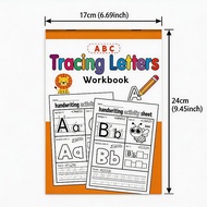 English Letter Pen Control Training 32 Pages Copybook Writing Aid 5 Fun Letter Games Interactive Col