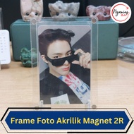 2R Magnetic Acrylic Photo Frame | 2R Kpop Photocard Acrylic Photo Frame