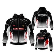 Indonesian Independence Day Jacket, Independence Day 81, Fullprint Zipper Hoodie ART 86