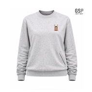 GSP BOY BOY  Nini The Rabbit Sweatshirt เสื้อสเวตเชิ้ต ลายกระต่ายนีนี่ สีเทา D91HGY+DC19BE