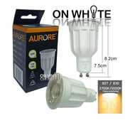 AURORE LED GU10 BULB ( DIMMABLE ) 2700K WAMRWHITE  900LUMEN CRI80 24D