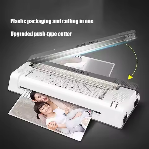 New Electric YE381C Multifunctional Household Laminator 220V/240V Laminator A4/A3 Photo File Laminat