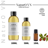 Dầu Jojoba Nguyên Chất Làm Đẹp Dưỡng Da Dưỡng Tóc Dưỡng Môi NaturO VN 100ml ( chai)