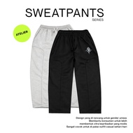 Hectic - Baggy pants - Black Sweatpants - Atelier