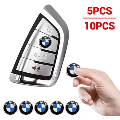 11mm Car Remote Key Sticker Emblem Decals For BMW M E34 E36 E60 E90 E46 E39 E70 F10 F30 X5 X6 M3 M5 