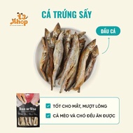 Bite Of Wild Dried Fish Eggs Rich in Protein, Omega 3 Helps Hair Shine, Reduces Shedding for Cats - 