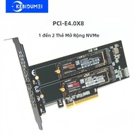 Thẻ Mở Rộng PCIe 4.0 X16 Đến 4xNVME M.2 Cho Bo Mạch Chủ PC Gen4 SSD Cho 2230 2242 2260 2280 X1 X4 X8