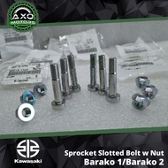 92151-1320 92015-1143 Sprocket Slotted Bolt with Nut Barako1 Barako2