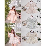 Smocked Floral Shirt Bust 40-54 Inches