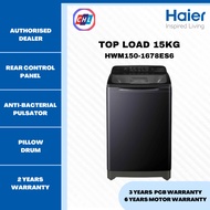 HAIER Top Load Washing Machine 15KG HWM150-1678ES6 (READY STOCK)-HAIER WARRANTY MALAYSIA