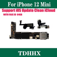 NQSGT เมนบอร์ด Gratis Ongkir Clean ICloud สำหรับ iPhone 12 Pro Max เมนบอร์ดทำงานได้ดีเต็มรูปแบบรองรั