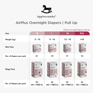 Applecrumby Airplus Overnight Pull Up Diapers