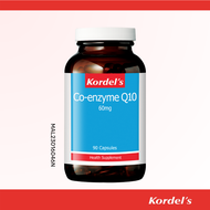 Kordels Co-Enzyme Q10 60mg Ubiquinone for Heart and Cardiovascular Health Energy and Antioxidant Sup