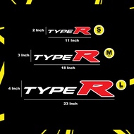 TYPE R CAR STICKER / HONDA CAR STICKER / K163