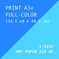 A3+ color Print, 1-sided, Art paper 210 grams