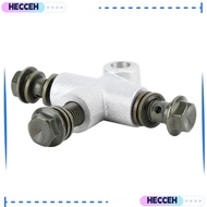 HECCEH Hydraulic Brake Adapter, M10 Banjo Bolt  Line Coupling Brake Line Connector, Durable 3 Way Ba
