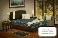 1 SET SPRING BED CENTRAL - JASMINE UKURAN 180 X 200 NO. 1