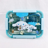 SKM Sanrio Bento Lunch Box Two Compartment Food Storage Container Gifts Kid HM309 Bekas Makanan