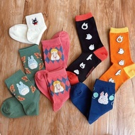 龍貓 襪 日用品 貓巴士 公仔 長襪 中筒襪 totoro 宮崎駿 生日禮物 送禮 socks jiji 黑貓 魔女宅急便 kiki