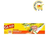 Glad Food Storage Zipper Bags Gallon Bag 20’s