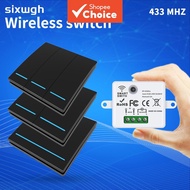 Wireless remote control switch, lamp  switch modification switch, 1Gang 2Gang 3Gang button