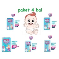 New (Paket 4 Bal / 1 Karton Segel) Baby Happy Pants S38+2 / M32 / L28