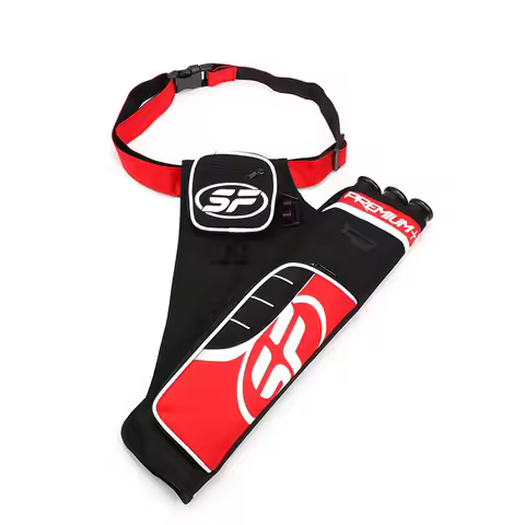 3 Tubes Quiver Adjustable Belt Back Quiver Arrow Bag Arrow Holder For Recurve and Compound bow Hunti