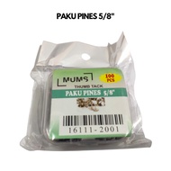 OLS Paku Payung Paku Pinus Pines Mading 5/8" Thumb Tacks MUMS +/- 100Pcs
