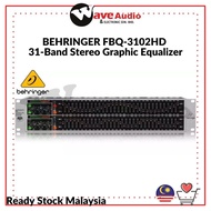 BEHRINGER FBQ-3102HD 31-Band Stereo Graphic Equalizer with Feedback Detection System (FBQ3102HD)