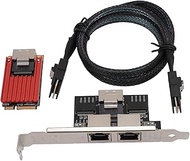 Dual Port PCIe Gigabit Network Card, 1000M PCI Express Ethernet Adapter, Supports IEEE 802.3 IEEE802