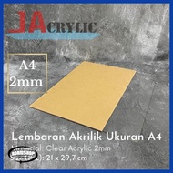 Akrilik Acrylic Lembaran A6 / Lembaran Akrilik A5 / Lembaran Akrilik