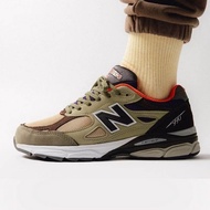 Sports Shoes_New Balance_NB_Mens X Teddy Santis M990BT3 Green Brown Black Made In USA Kaki Anti slip