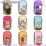 WITTE Pencil Cases, Large Capacity Cute Cartoon Labubu Pencil Bag,  Stationery Bag for Labubu