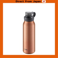 [Direct from Japan]Tiger Thermos (TIGER) [Carbonated Compatible] Tiger Water Bottle 1200ml Vacuum Insulated Carbonated Bottle Stainless Steel Bottle Beer OK Cold Storage Portable Growler MTA-T120DC Copper (Brown)