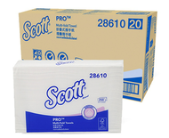 SCOTT กระดาษเช็ดมือแบบแผ่น สก๊อตต์ โปร มัลติโฟล์ด รหัสสินค้า 28610 สินค้าคิมเบอร์ลี่ย์-คล๊าค โปรเฟสช