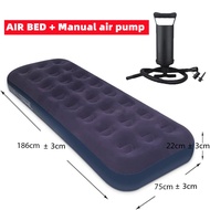 Inflatable Air Bed Double Size With Pump Automatic Portable Foldable For Camping Tent camping air be