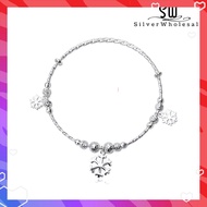 💥PROMO💥#JG029 Sterling Silver 925 Snowflake Bangle (Gelang Tangan Silver) Fine Silver Jewelry