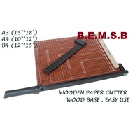 WOODEN PAPER CUTTER MANUAL PAPER CUTTER (A3/A4/B4 SIZE)
