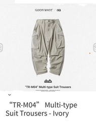 白2 “TR-M04” Multi-type Suit Trousers