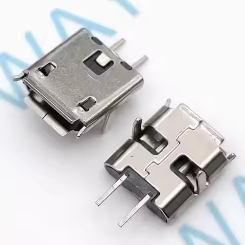 50Pcs Micro Usb 2Pin B Type Female Connector For Mobile Phone Micro Usb Jack Connector 2 Pin Chargin