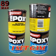 1 Set Gam Mastick Sabah - Gam Philipin - Gam Campur Merah Dan Putih