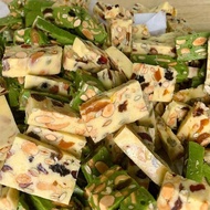 1Kg Kẹo sữa hạt Nougat/ Kẹo hạnh phúc / Kẹo nougat / Kẹo sữa hạt homemade nhiều hạt ít ngọt ăn là mê