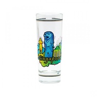 Clear Shooter Glass - SG Blue Merlion