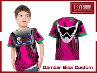Kaos Anak Karakter Custom Kamen Rider EX Aid