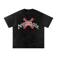 Dominate| Snow Washed Oversized Cotton T-Shirt