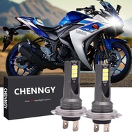 2PC LED Headlamp Headlight H7 6000K Conversion kit For Yamaha YZF R1 R3 2015 2016 2017 2018