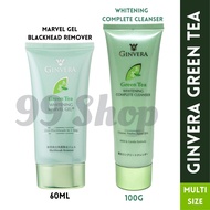 Ginvera Green Tea Whitening Marvel Zero Blackhead Gel 60ml | Whitening Complete Cleanser 100g