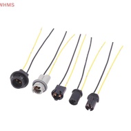 (WHMS) 2PCS T10 T13 T15 Soft Bulb Holder Adapters Cable LED Bulb Connector Socket Wedge Base Light B