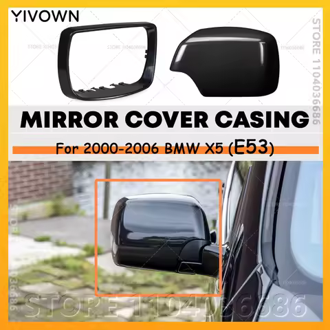 BMW Mirror X5(E53 For 2000-2006 BMW X5(E53) Wing Door Mirror Cover Casing 51168254903 51168254904 51